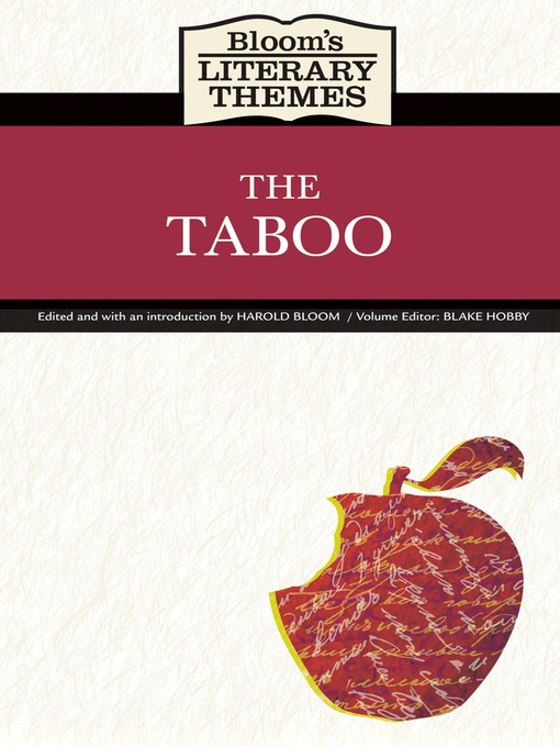 Title details for The Taboo by Harold Bloom - Available